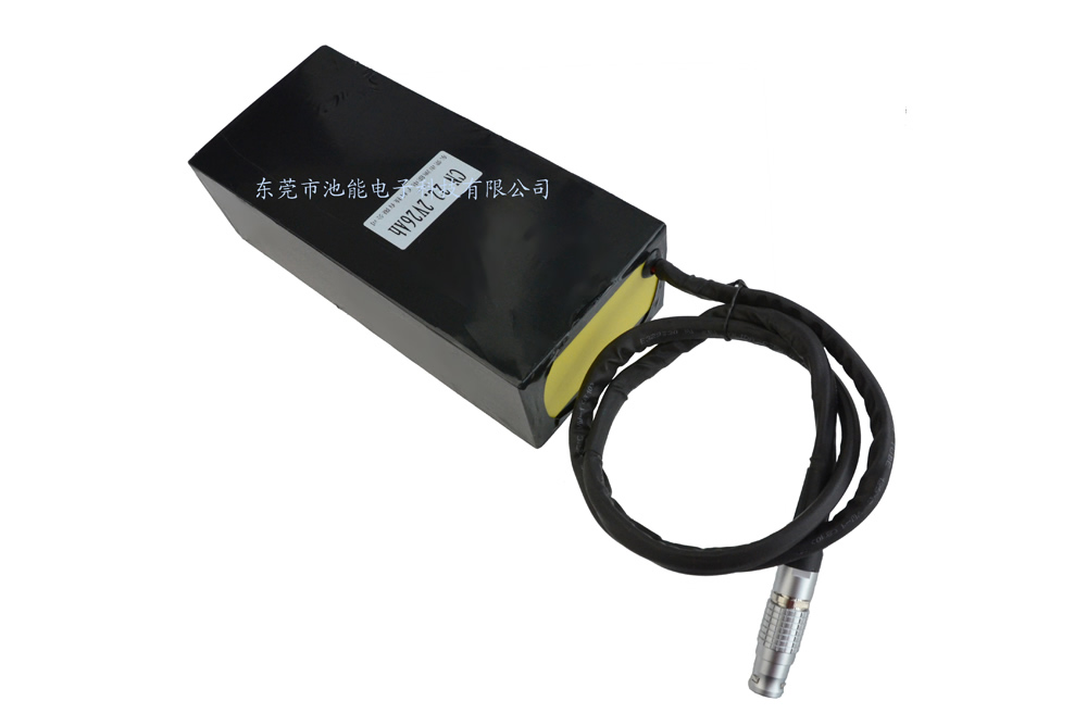 工業設備鋰電池24V26000mAH 帶航空插頭