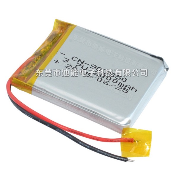 2000mAh鋰電池 903850 3.7V 帶溫控開關